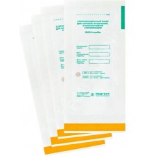 Крафт пакеты бумажные самоклеящиеся 100*250 для стерилизации, белые 100 шт