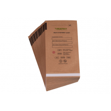 Крафт пакеты бумажные самоклеящиеся 150*250 для стерилизации, коричневый 100 шт