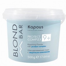 Обесцвечивающая пудра с защитным комплексом 9+ / Kapous BlondBar, 500 г