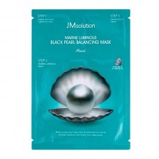 Увлажняющая маска с черным жемчугом JM SOLUTION MARINE LUMINOUS BLACK PEARL BALANCING MASK, 15*15*27 мл