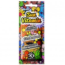 Крем для загара 12 бронзаторов Sun Vitamin SOLBIANCA, 15 мл